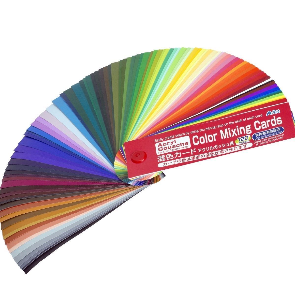 Guia De Mistura Turner Colour Works Color Mixing Card