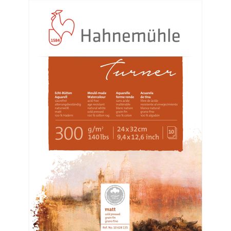 Papel Hahnemühle Turner (24x32cm) 300g/m² 10 Folhas