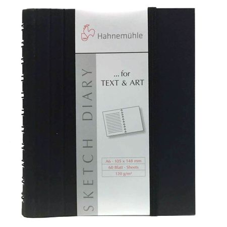Sketchbook Hahnemühle Sketch Diary A6 120g/m² 60 Folhas