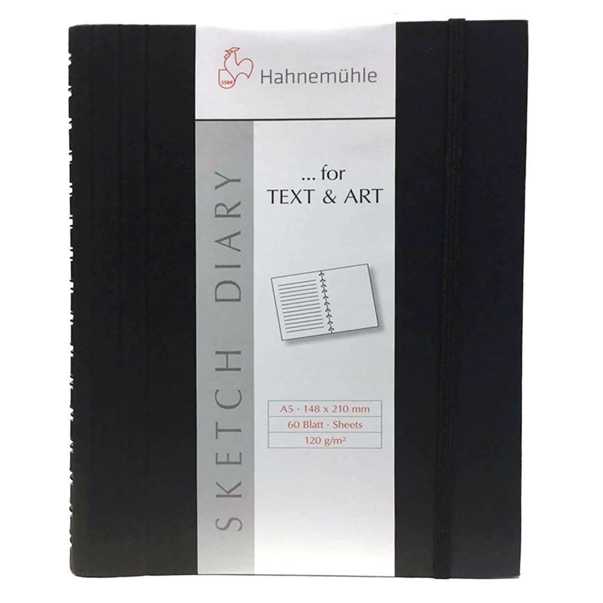 Sketchbook Hahnemühle Sketch Diary A5 120g/m² 60 Folhas