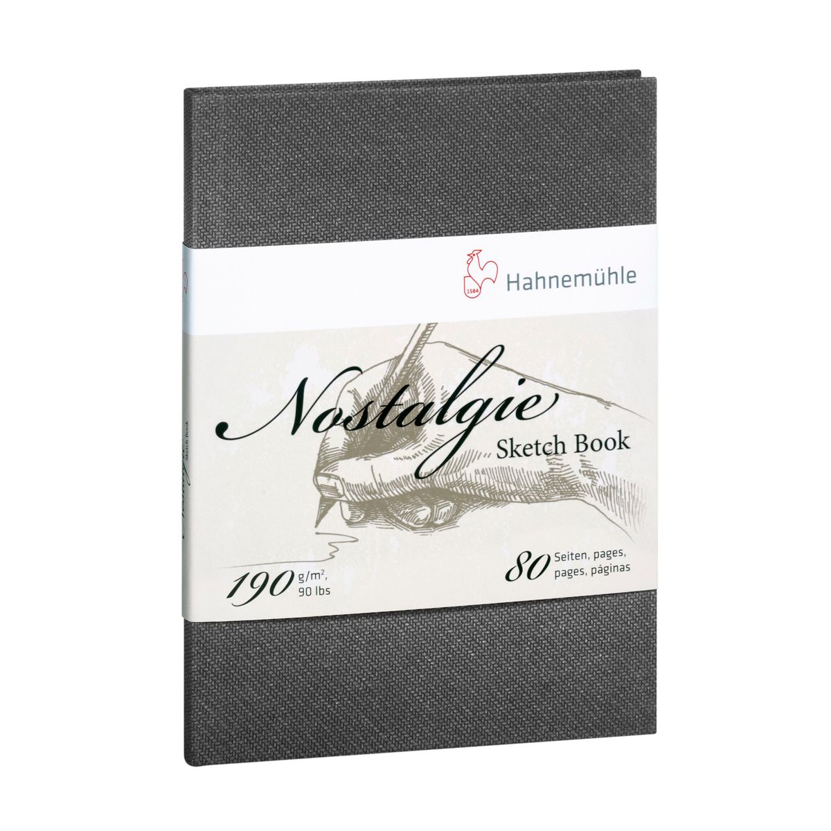 Sketchbook Hahnemühle Nostalgie A6 190g/m² 40 Folhas (vários Tamanhos)