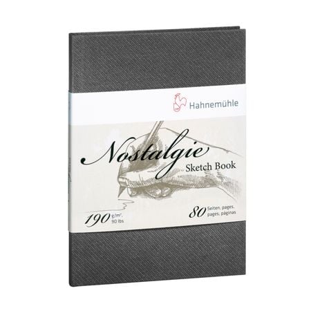 Sketchbook Hahnemühle Nostalgie A5 190g/m² 40 Folhas (vários Tamanhos)