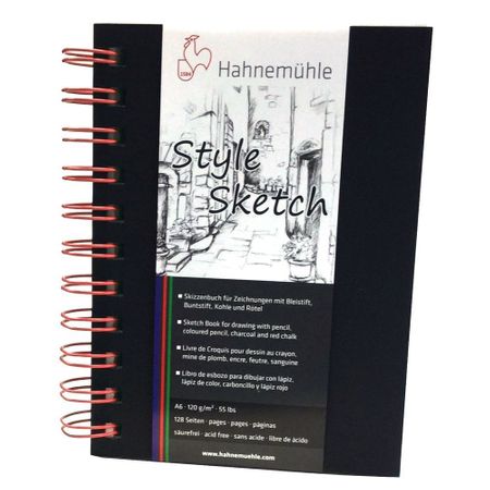 Sketchbook Hahnemühle Style Sketch A6 120g/m² 64 Folhas 