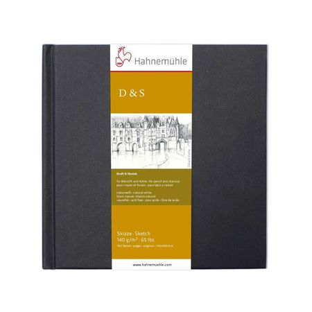 Sketchbook Hahnemühle D&s (14x14cm) 140g/m² 80 Folhas 