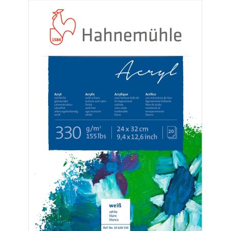 Papel Hahnemühle Acryl (24x32cm) 330g/m² 20 Folhas