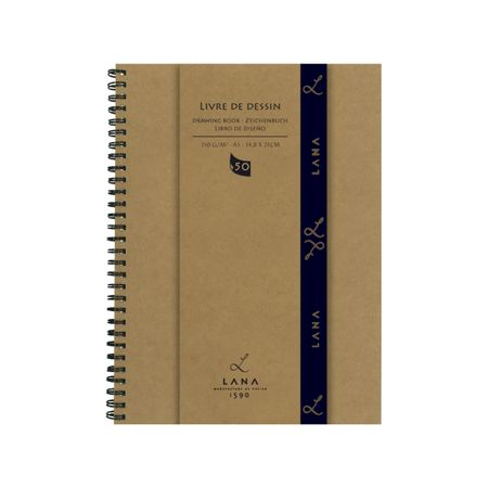 Sketchbook Lana Livre De Dessin A5 150g/m² 50 Folhas 