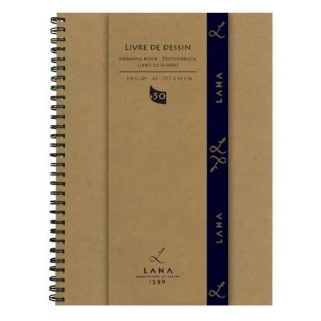 Sketchbook Lana Livre De Dessin A3 150g/m² 50 Folhas 
