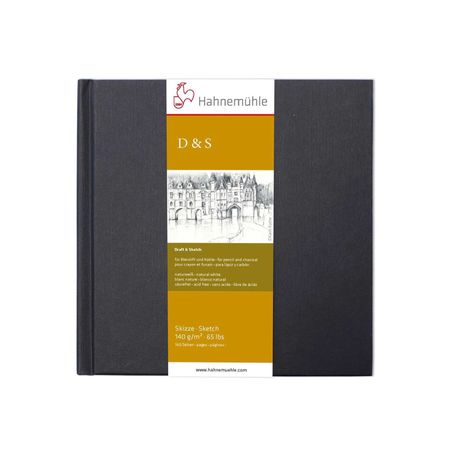 Sketchbook Hahnemühle D&s (25x25cm) 140g/m² 80 Folhas 