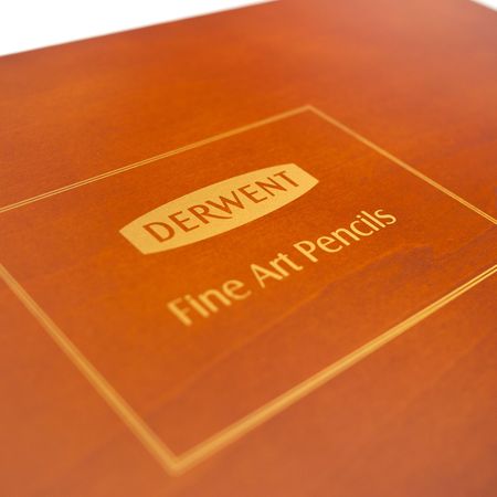 Kit Lápis Derwent Artists C/ 120 Cores (caixa De Madeira)