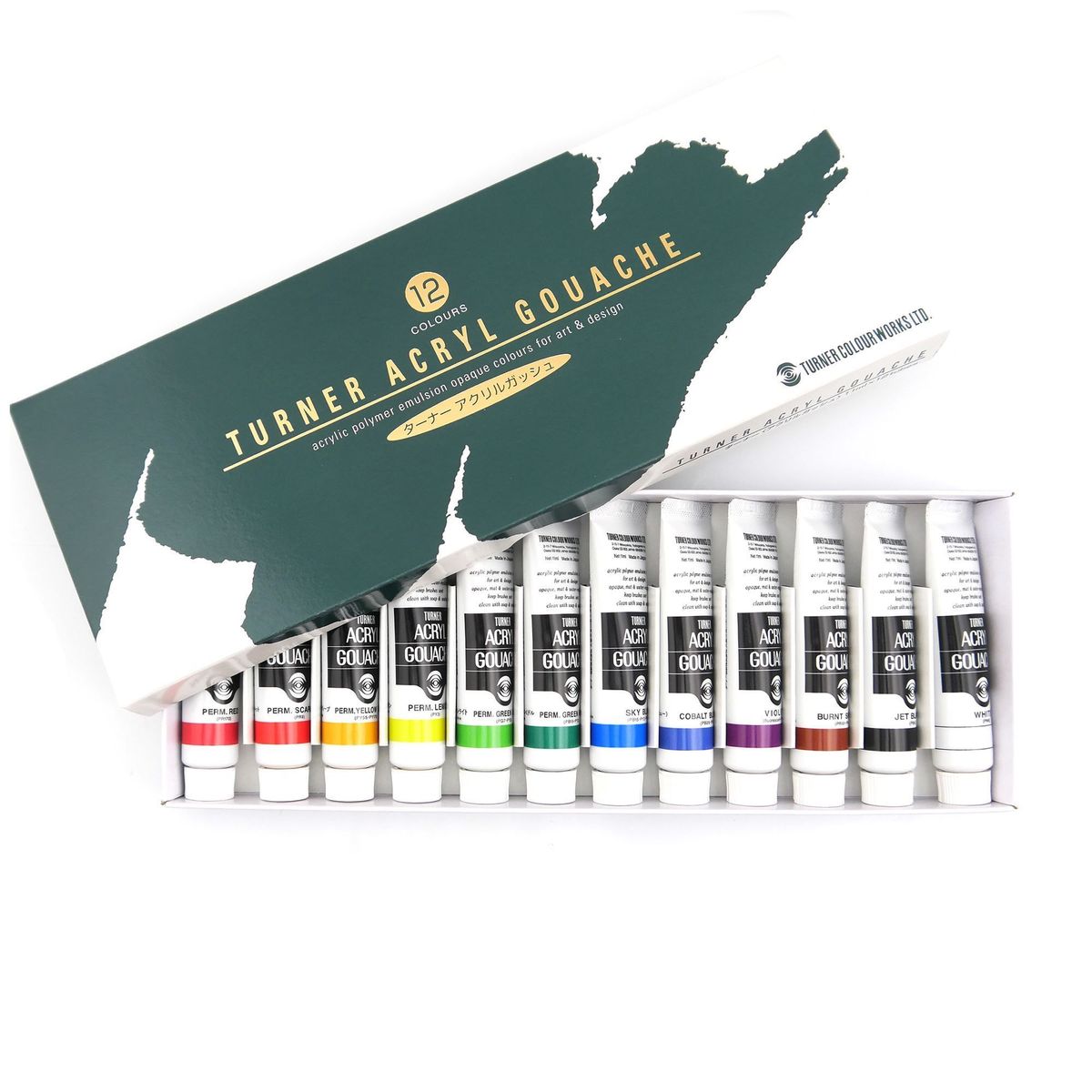 Kit para Pintura Acrílica com tintas, pincéis e papel