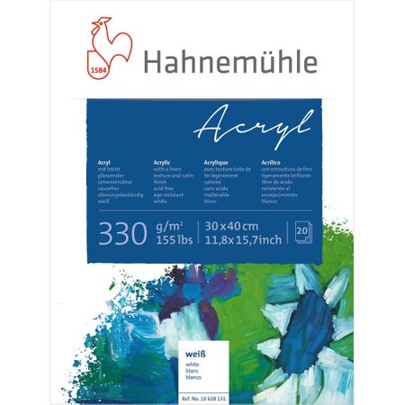 Papel Hahnemühle Acryl (30x40cm) 330g/m² 20 Folhas