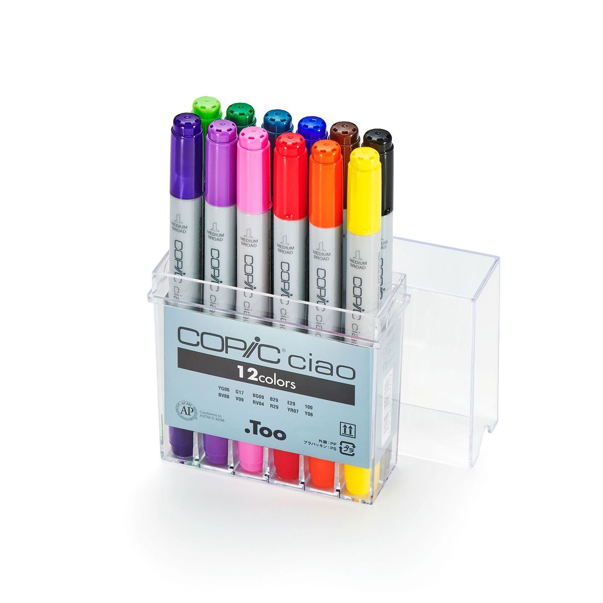 Kit Copic Ciao 12 Cores