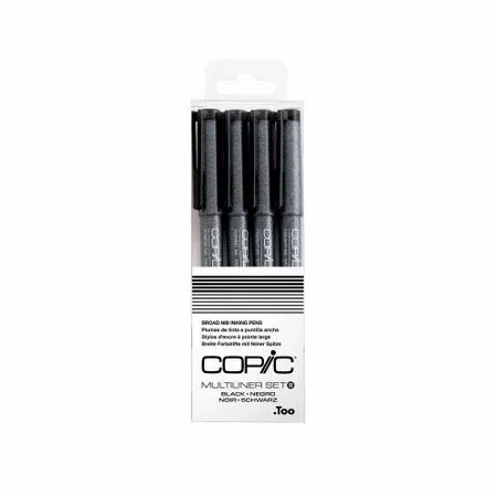 Kit Caneta Copic Multiliner Broad Black