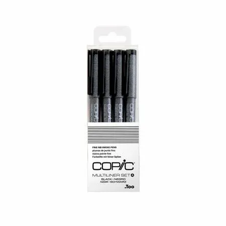 Kit Caneta Copic Multiliner Fine Black