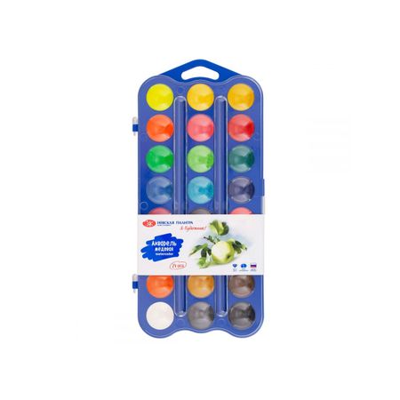 Kit de Aquarelas em Pastilha I am an Artist! - 24 cores (estojo azul) - 1539