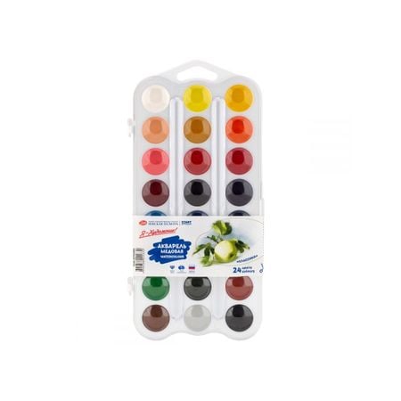 Kit de Aquarelas em Pastilha I am an Artist! - 24 cores (estojo branco) - 2003