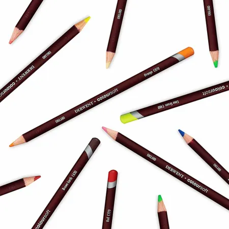 Lapis de Cor Permanente Derwent Coloursoft