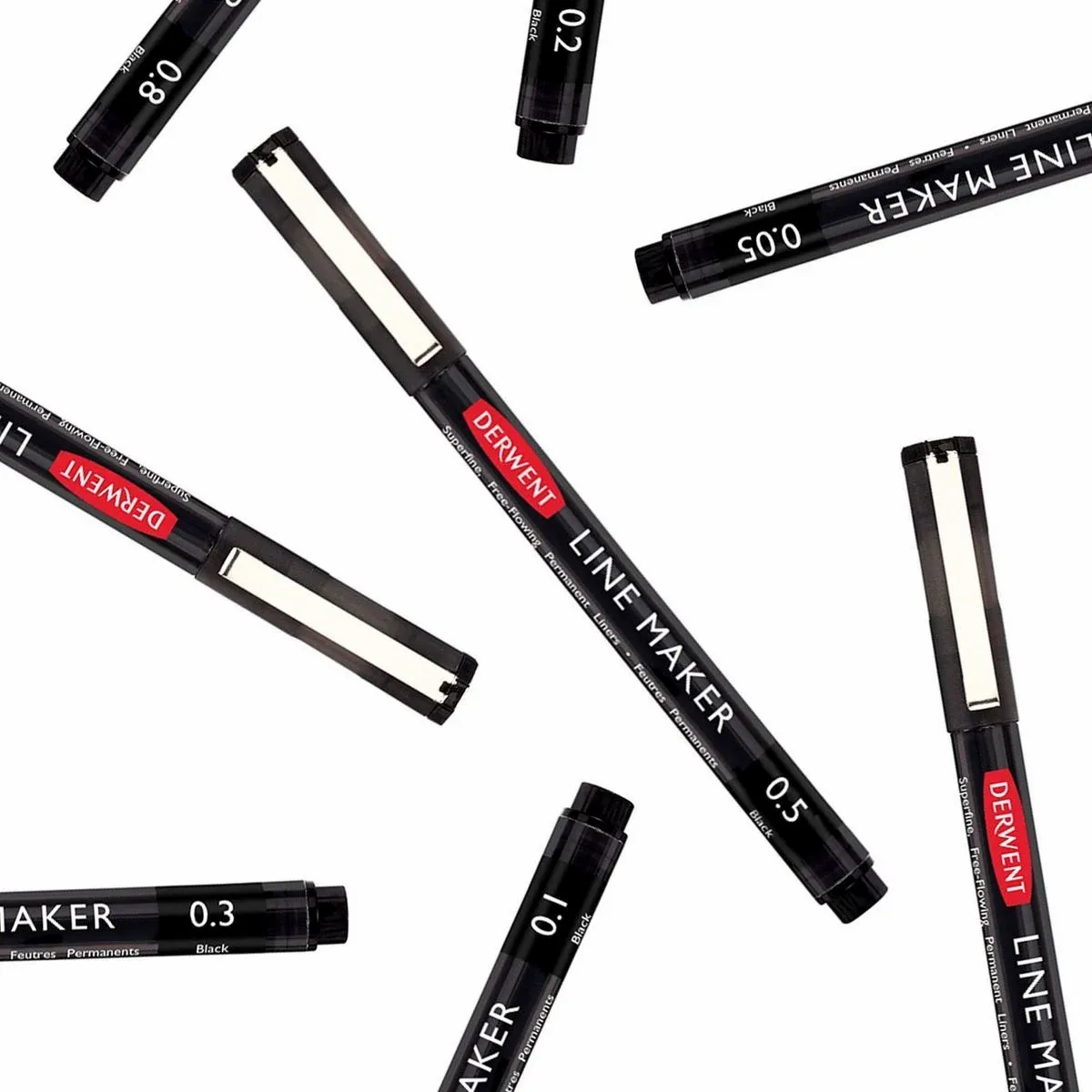 Caneta Nanquim Line Maker Derwent