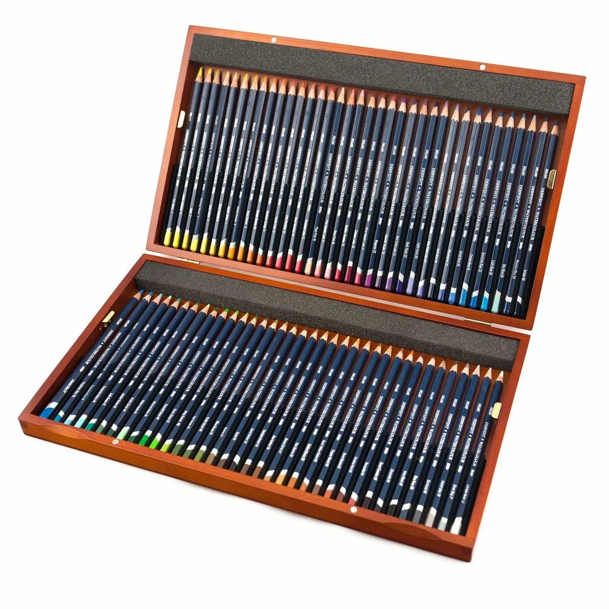Kit Lapis de Cor Aquarelavel Derwent Watercolour Estojo 72 Cores