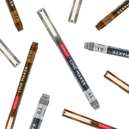 Caneta Nanquim Line Maker Derwent Cores