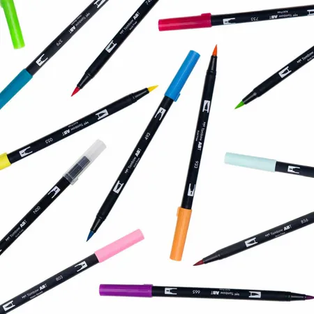 Caneta Pincel Tombow Dual Brush Avulsa