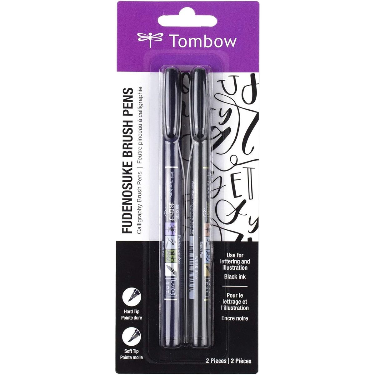 Kit Caneta Tombow Fudenosuke Brush Pens