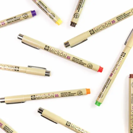 Caneta Nanquim Pigma Cores Avulsa
