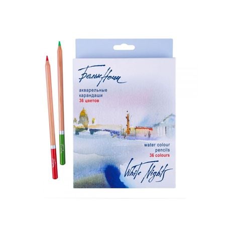 Lapis de Cor Aquarelavel White Nights 36 Cores - 1254