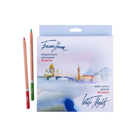 Lapis de Cor Aquarelavel White Nights 48 Cores - 1255