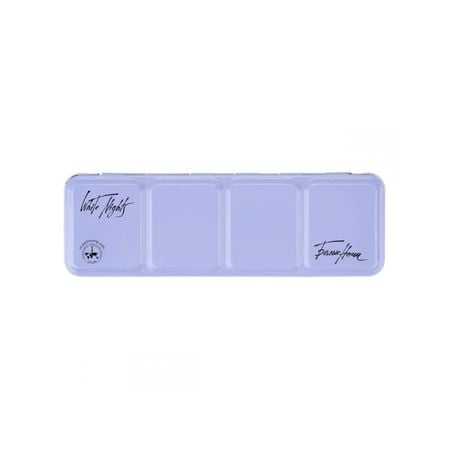 Estojo Metal com Tampa para 21 Pastilhas de Aquarela White Nights - 1446