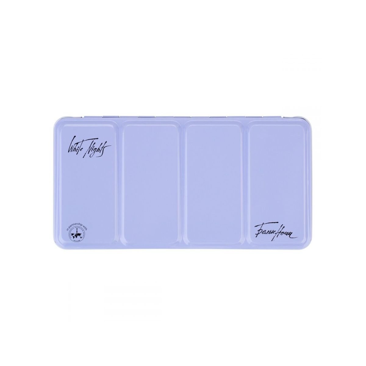 Estojo Metal com Tampa para 35 Pastilhas de Aquarela White Nights - 1447