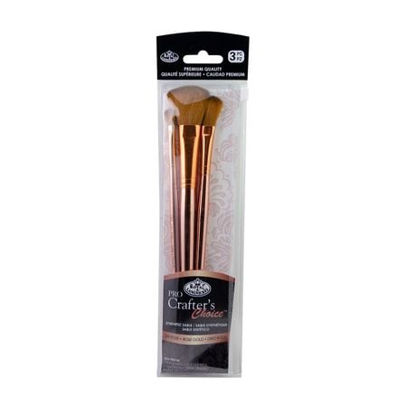 Kit Pincel Royal e Langnickel Crafters Choice Pro Rose Gold Mop - RCC PRO103