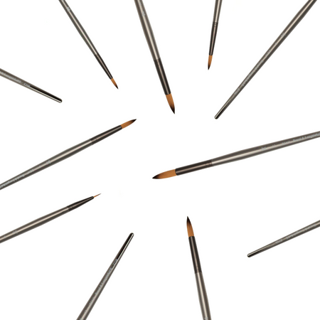 Pincel Zen Cerdas Sinteticas Round (Redondo)