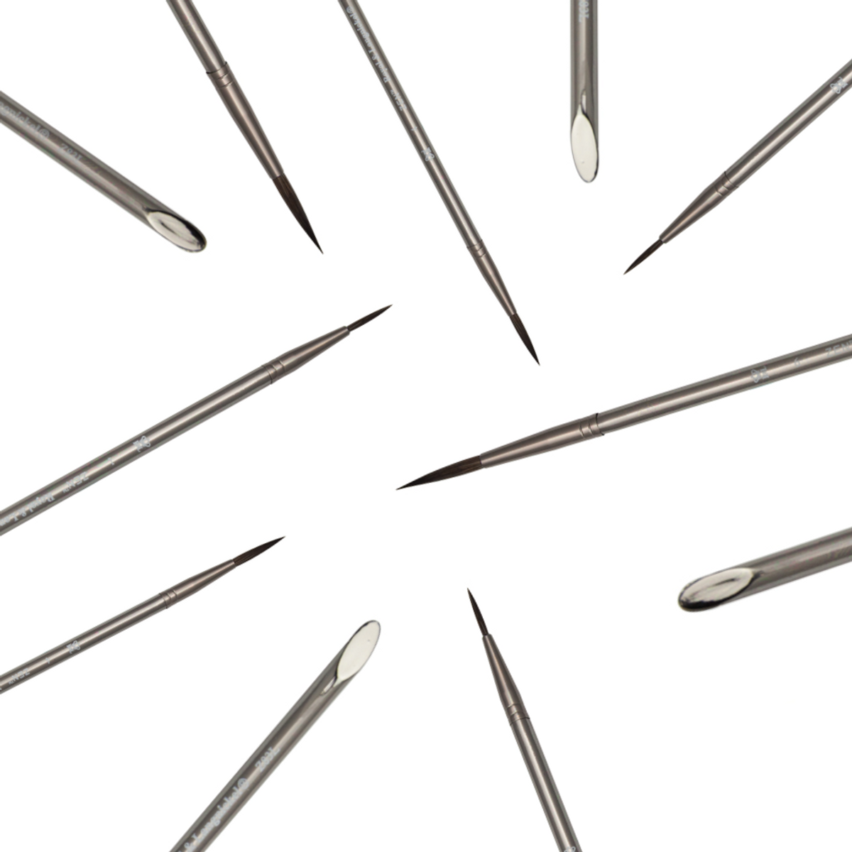Pincel Zen Cerdas Mistas Script Liner (Filete Longo)
