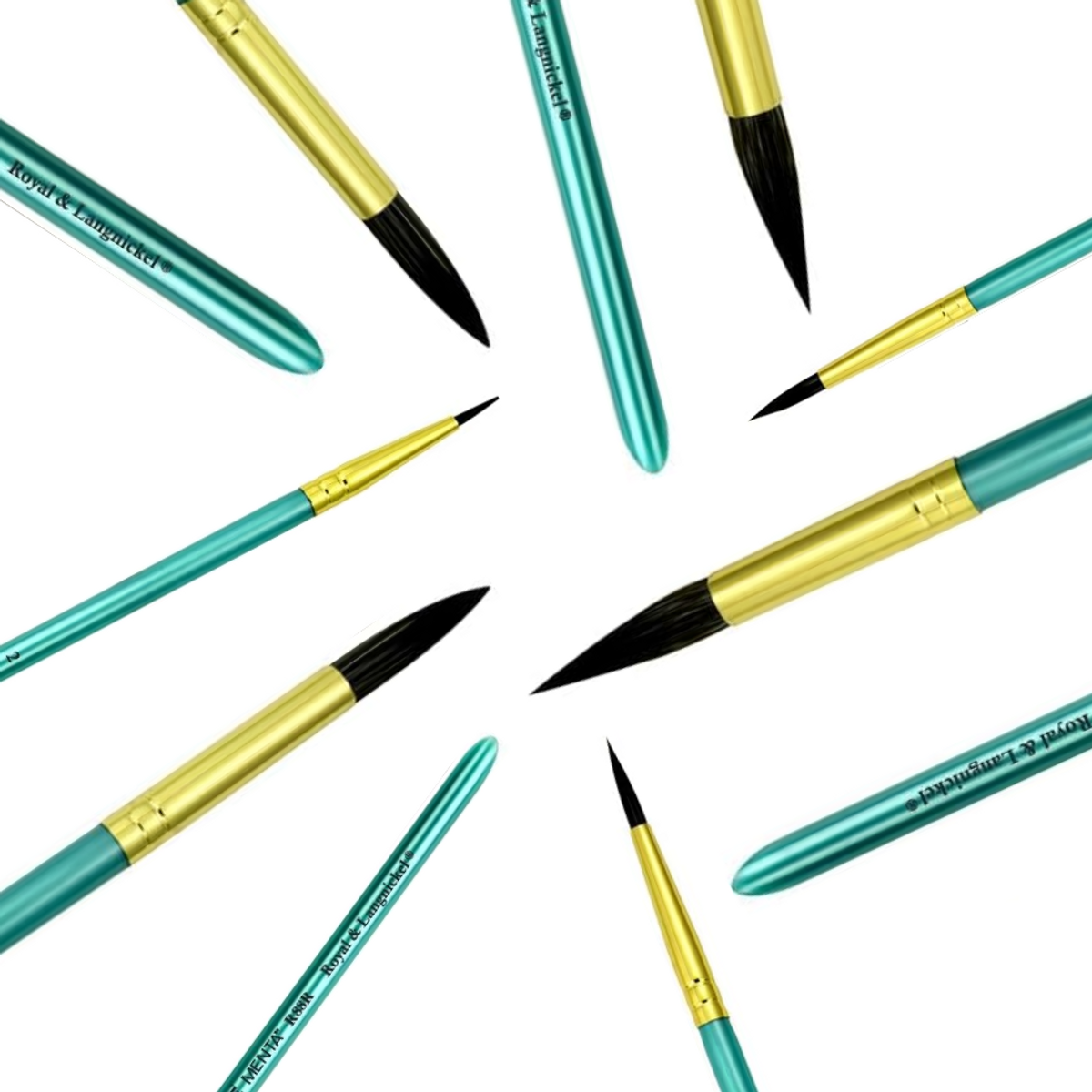 Pincel Royal & Langnickel Menta Round (Redondo)