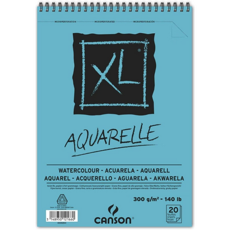 Bloco Aquarela Canson XL Aquarelle 300g/m²