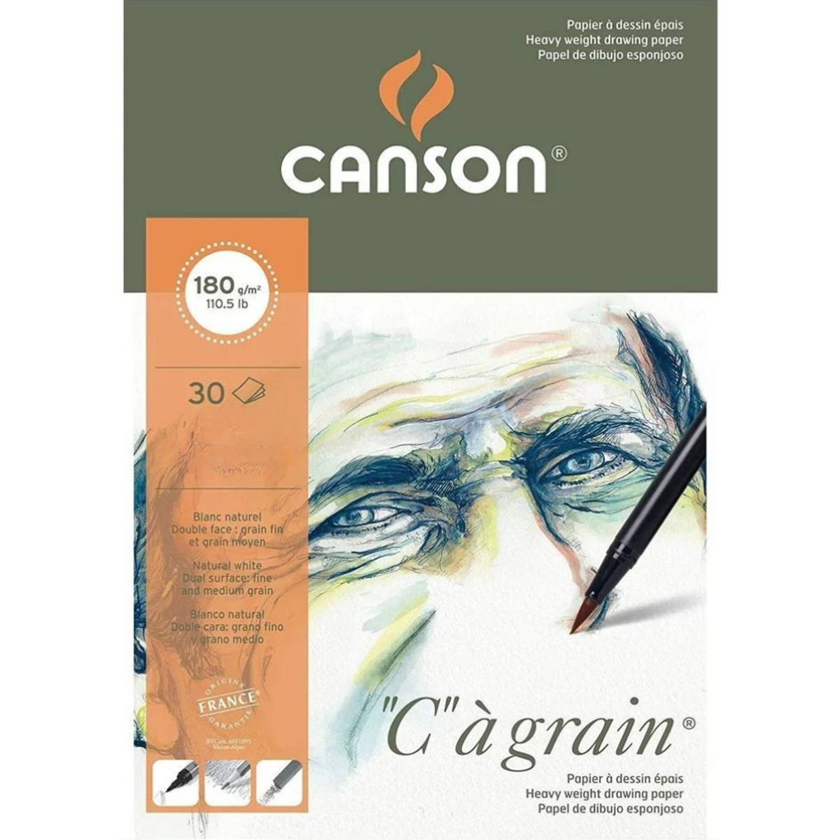 Bloco Desenho Canson C a Grain 180g/m²