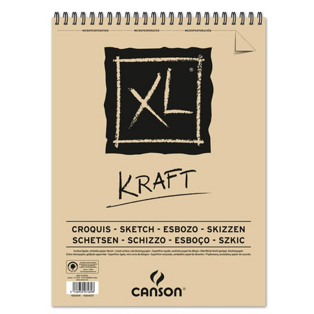 Bloco Desenho Canson XL Kraft 90g/m²