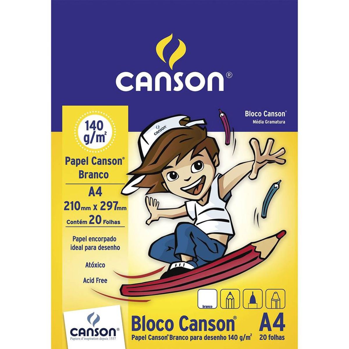Bloco Desenho Canson - Linha Escolar