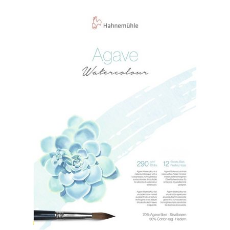 Bloco Aquarela Hahnemuhle Agave 290g/m² Textura Fina