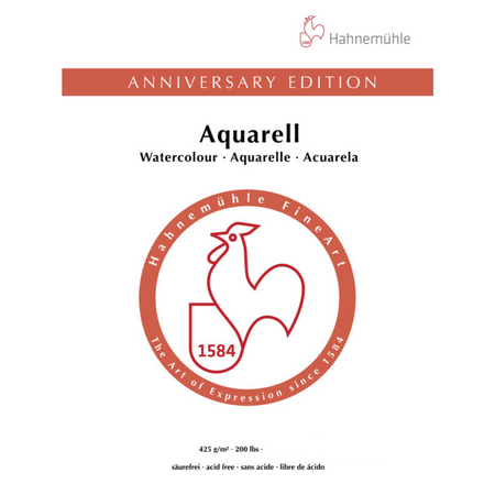 Bloco Aquarela Hahnemuhle Anniversary 425g/m² Textura Fina