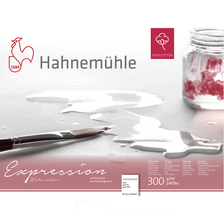 Bloco Aquarela Hahnemuhle Expression 300g/m² Textura Fina