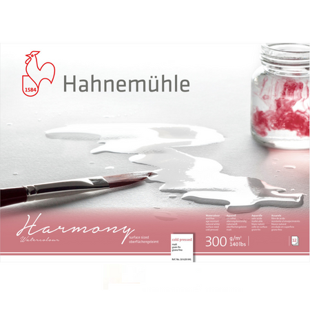 Bloco Aquarela Hahnemuhle Harmony 300g/m² Textura Fina
