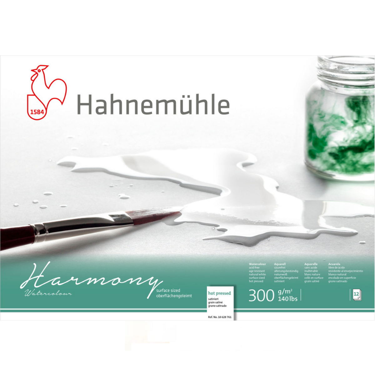 Bloco Aquarela Hahnemuhle Harmony 300g/m² Textura Satinada