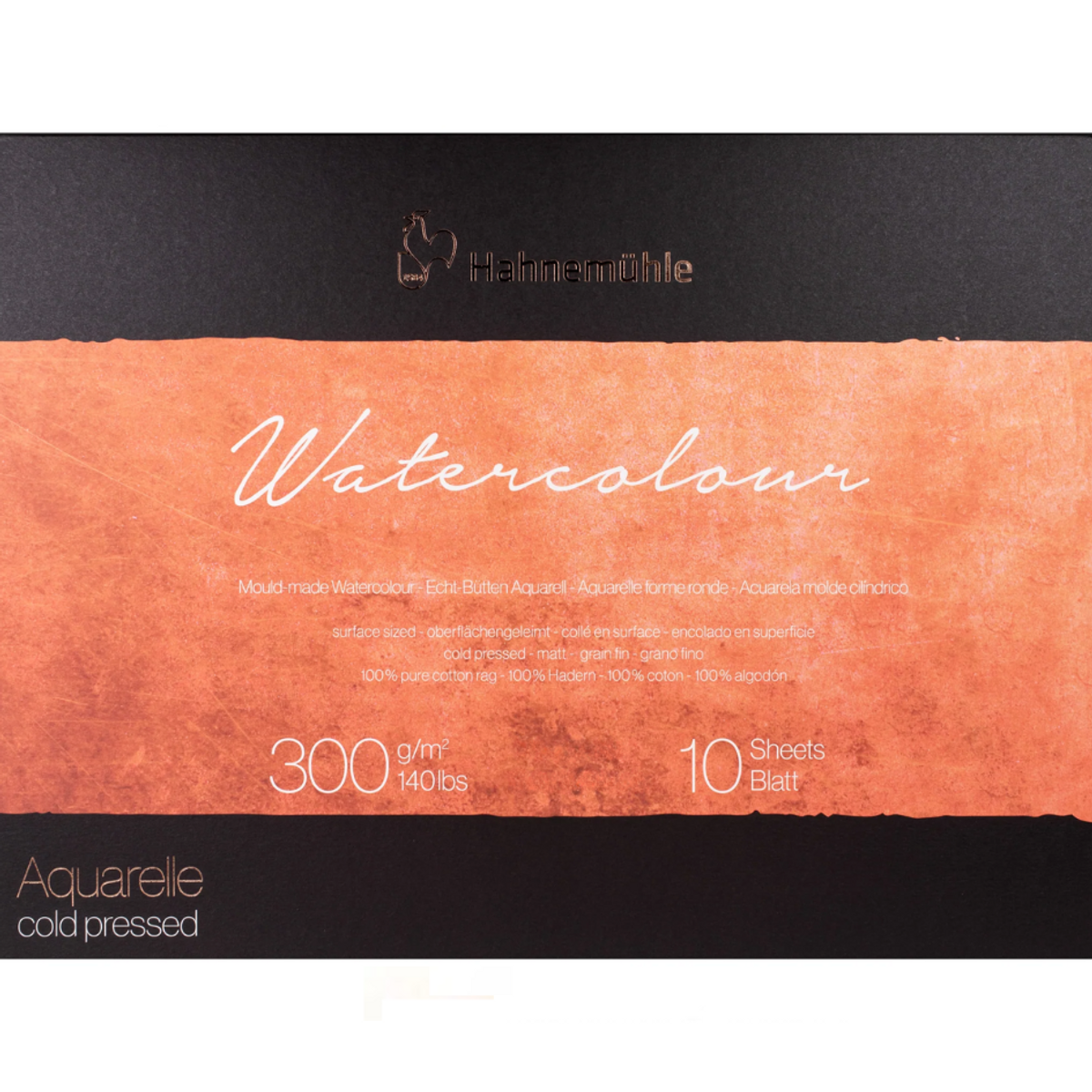Bloco Aquarela Hahnemuhle The Collection Watercolour 300g/m² Textura Fina