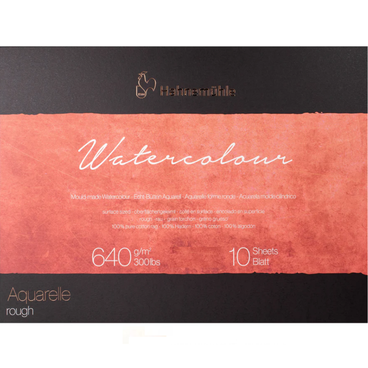 Bloco Aquarela Hahnemuhle The Collection Watercolour 640g/m² Textura Rugosa