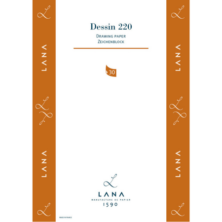 Bloco Desenho Lana Dessin 220g/m² 30 Folhas