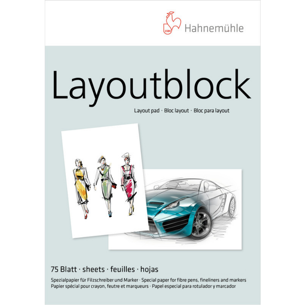Bloco Desenho Hahnemuhle Layoutblock 