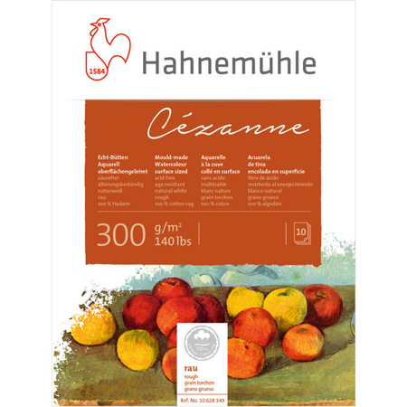 Bloco Aquarela Hahnemuhle Cezanne 300g/m² Textura Rugosa