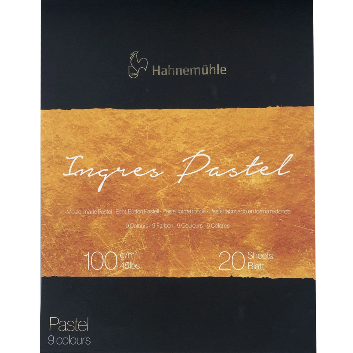 Bloco Pastel Hahnemuhle The Collection Ingres 100g/m² 9 Cores